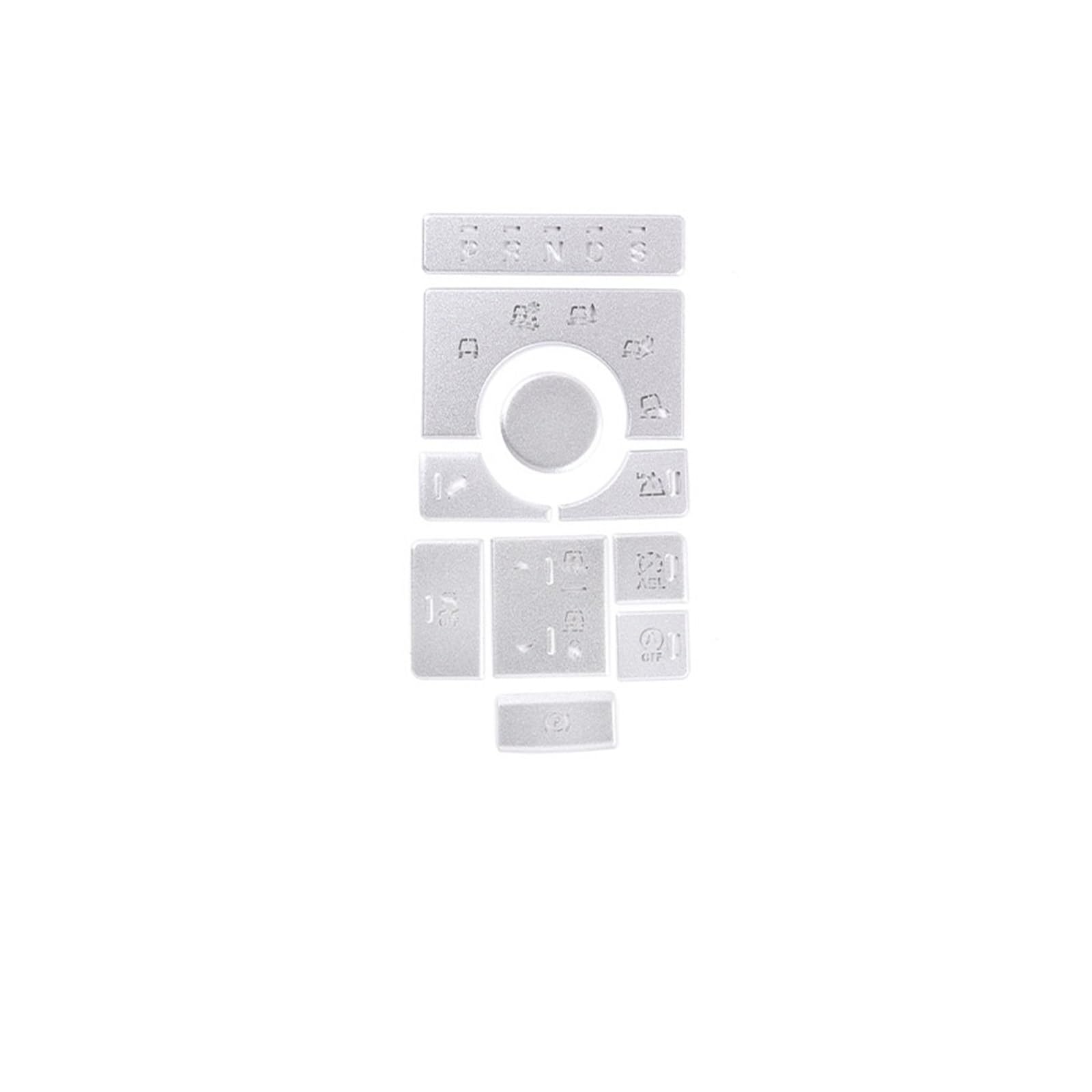 Auto Interior for Land for Rover for Range for Rover for Vogue 2015-2016 Car Center Console Terrain Mode Adjustment Button Sticker(Style 2)