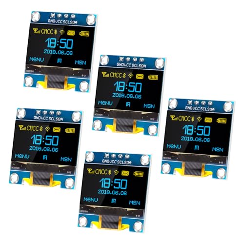 Ya en mundofriki.es: APKLVSR 5PCS Módulo de Pantalla OLED de 0,96 Pulgadas,128 x 64 píxeles, I2C, módulo de visualización con Serie I2C IIC, autoiluminante, Compatible con Arduino RaPi (Amarillo y Azul)