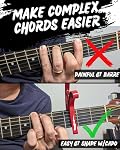 Guitare Capo pour Acoustique & Guitares électriques - Outil de guitare pour changer instantanément la clé - Presseur de choeur - Libération rapide, action de printemps - Conception de Blackbird