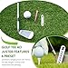 Simgoing Golf Tee Height Adjuster 6 Settings 3D Printed Tee Height Setter Tool Portable Golf Training Aid Accessories for Consistent Swings Indoor Outdoors(White)
