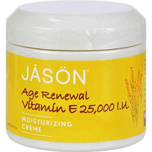 Age Renewal Vitamin E Creme 25,000 IU Jason Natural Cosmetics 4 oz Cream
