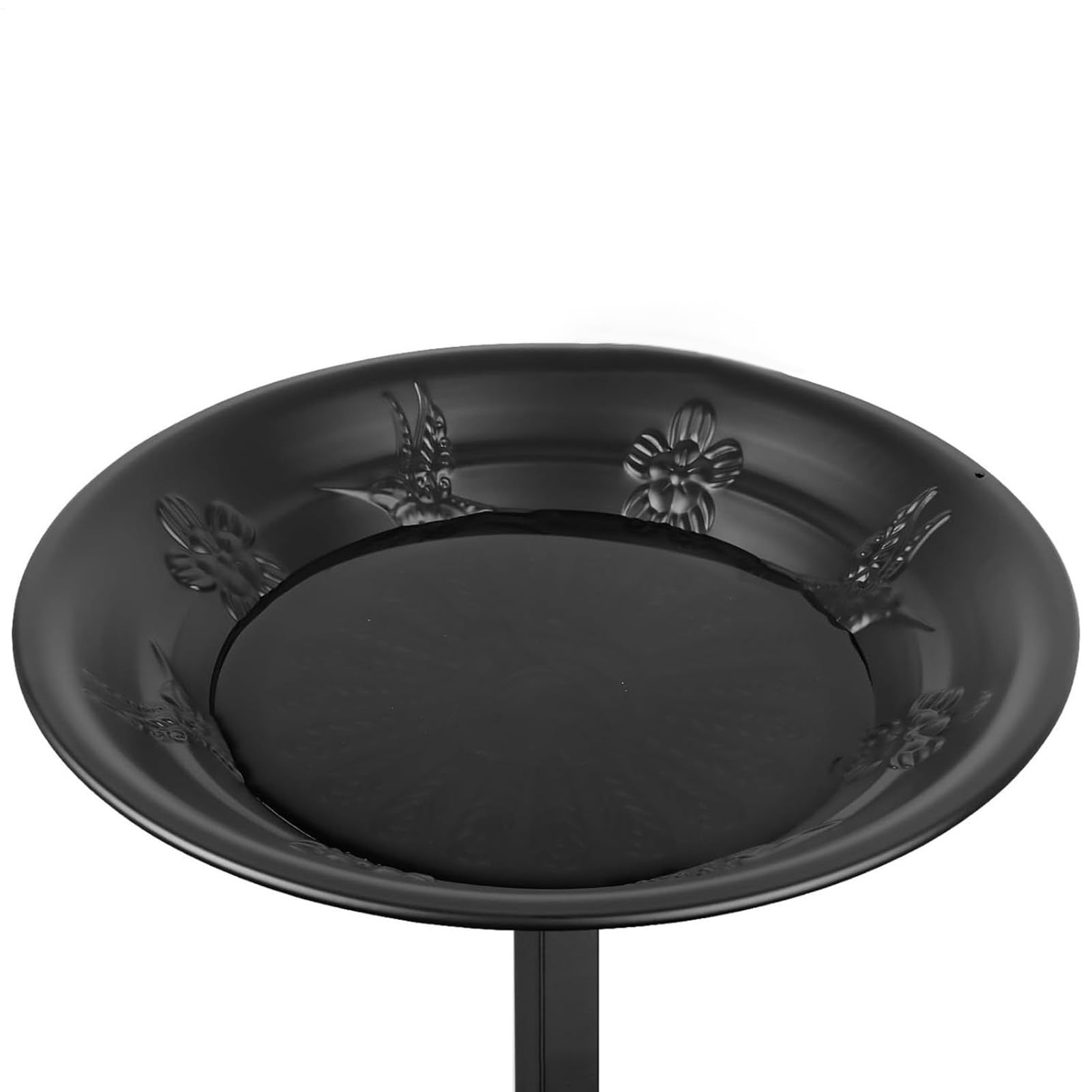 Pila o Baño para Pájaros de Metal con Estacas, Múltiples Niveles, Elegante | y Bebedero para Aves Silvestres de Exterior para Jardín, Patio, Terraza y