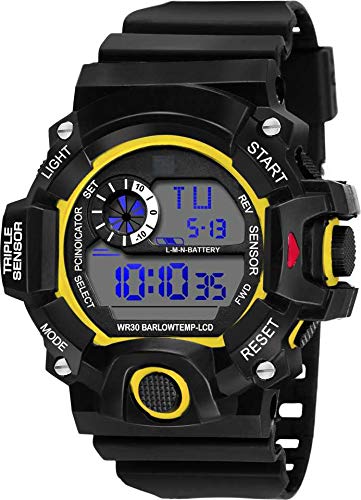 MASTRENA Yellow Digital Boys Watch (B07T633H9P) Amazon Price History, Amazon Price Tracker
