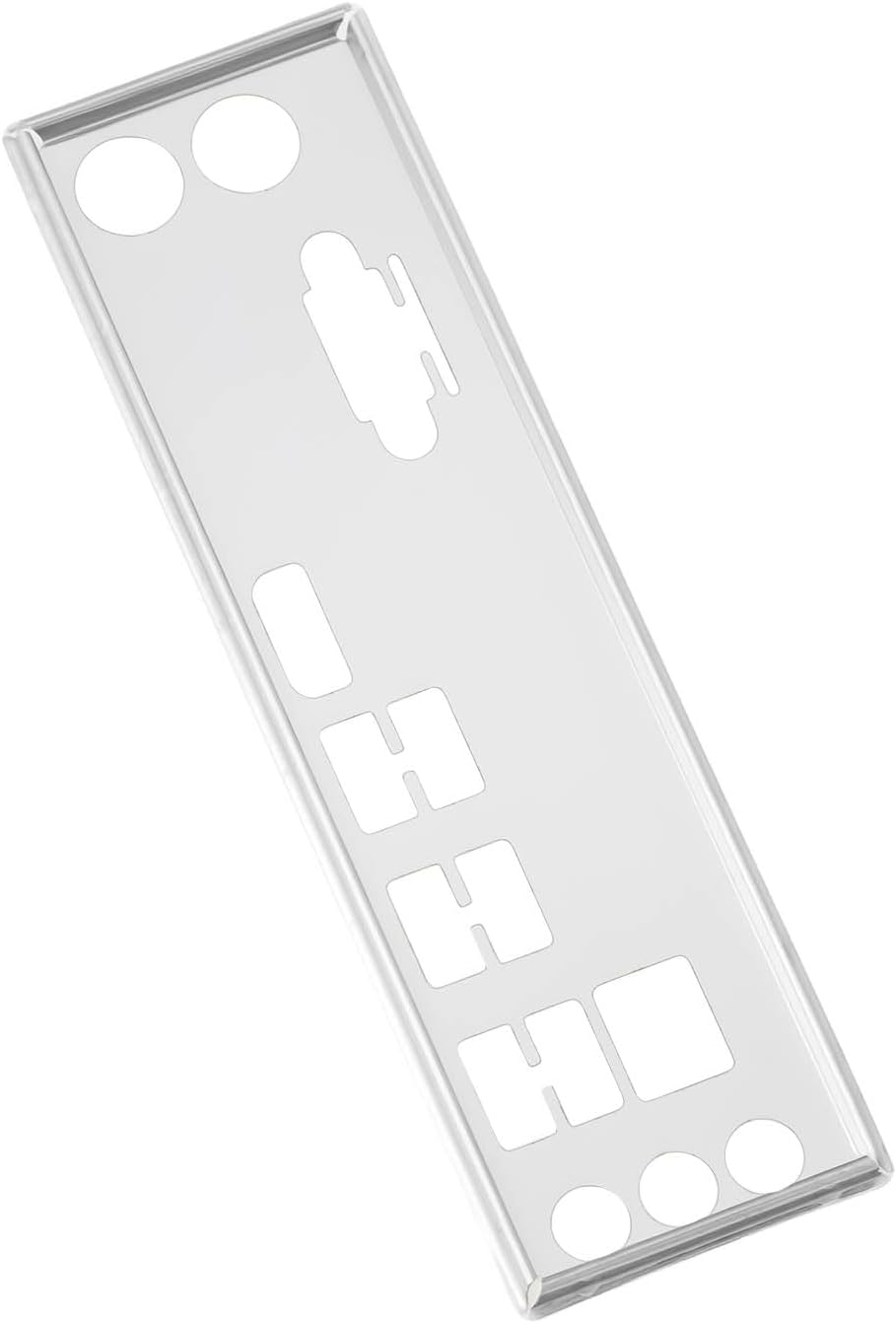 Computer Case I/O Backplate Compatible with ASUS Prime A320M-K Motherboard Shield IO Silver