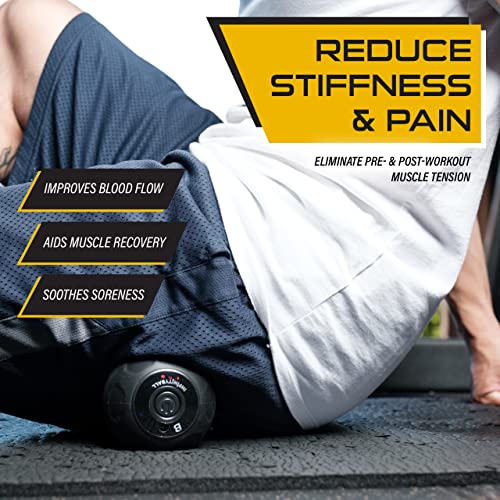 Nextrino Peanut Massage Ball, 4-Speed Vibrating Foam Roller Massager, Deep Tissue Muscle Pain Relief For Lower Back Shoulder Calf Arm, Myofascial Release Therapy For Anywhere Workout Recovery #TOP6