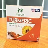 Healov All natural turmeric soap bar with natural ingredients made in USA