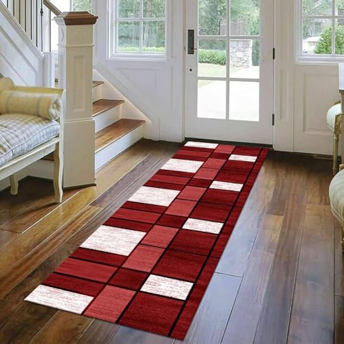 Tapis de couloir 110x250 cm antidérapant et lavable en polyester - 6