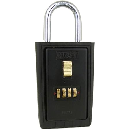 Nuset 4 Number Real Estate Combination Lockbox For Realtors Keyed Shackle Door Lock Replacement Parts Amazon Com
