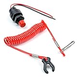 beim Überbordfallen ziehen Sie automatisch mit der Reißleine die Kappe vom Schalter, dadurch wird die Zündung kurzgeschlossen und daraufhin unterbrochen