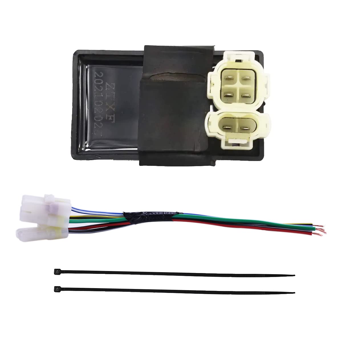 PRO BAT Moped Scooter 6 Pin AC Ignition CDI Box CDI Cable Wire Harness Plug Kit GY6 50cc 80cc 125cc 150cc ATV Go Kart Motorcycle