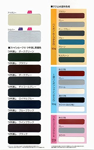 Amazon.co.jp: ニッペ ファインルーフU 各色 各艶 2液 油性 弱溶剤 