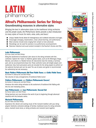 Latin Philharmonic: Latin Dance Tunes for the String Orchestra (Viola), Book & CD (Philharmonic Series) - Image 2