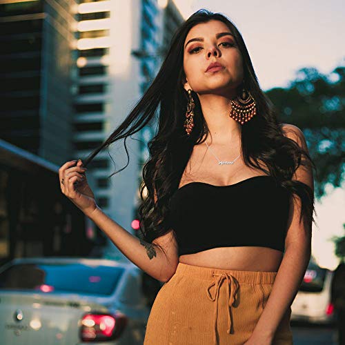 18k Gold Plated Meaningful Personalized Everyday Custom Name Plate Word Necklace4