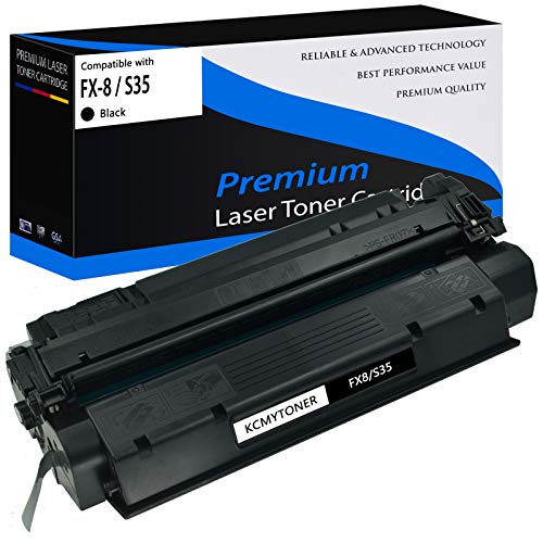 KCMYTONER Compatible Toner Cartridge for Canon FX8 FX-8 S35 7833A001AA Works with ImageClass D300 D320 D340 FaxPhone L170 L400 L360 L380 LaserClass 310 510 Printerr - Black , 1 Pack