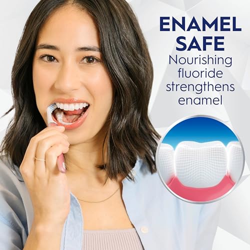 Image of Crest 3D White Brilliance Bright Mint Teeth Whitening Toothpaste, 4.3 oz Pack of 3, 100% More Surface Stain Removal, 24 Hour Active Stain Prevention, Whiter Teeth in 3 Days