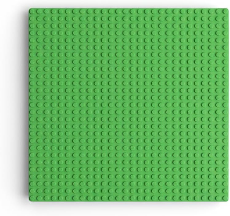 - Base Plastic Plate Board 32 x 32 Pegs/Dots for Classic Building Blocks Bricks Compatible with All Brands - Green