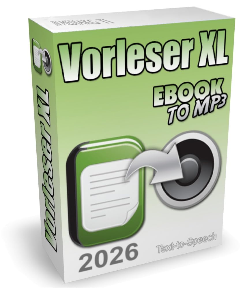Vorleseprogramm (2026) und TTS-Software zum Text in Sprache umwandeln - Text vorlesen lassen für Word, PDF, eBooks, E-Mails, TXT, Internetseiten usw. Auf Wunsch auch Text in MP3 konvertieren