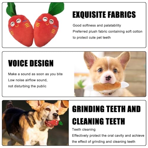 Fadcaer 14 Pcs Dog Squeaky Toys, Puppy Plush Toys, Small Dog Interactive Teething Chew Toy - Image 3