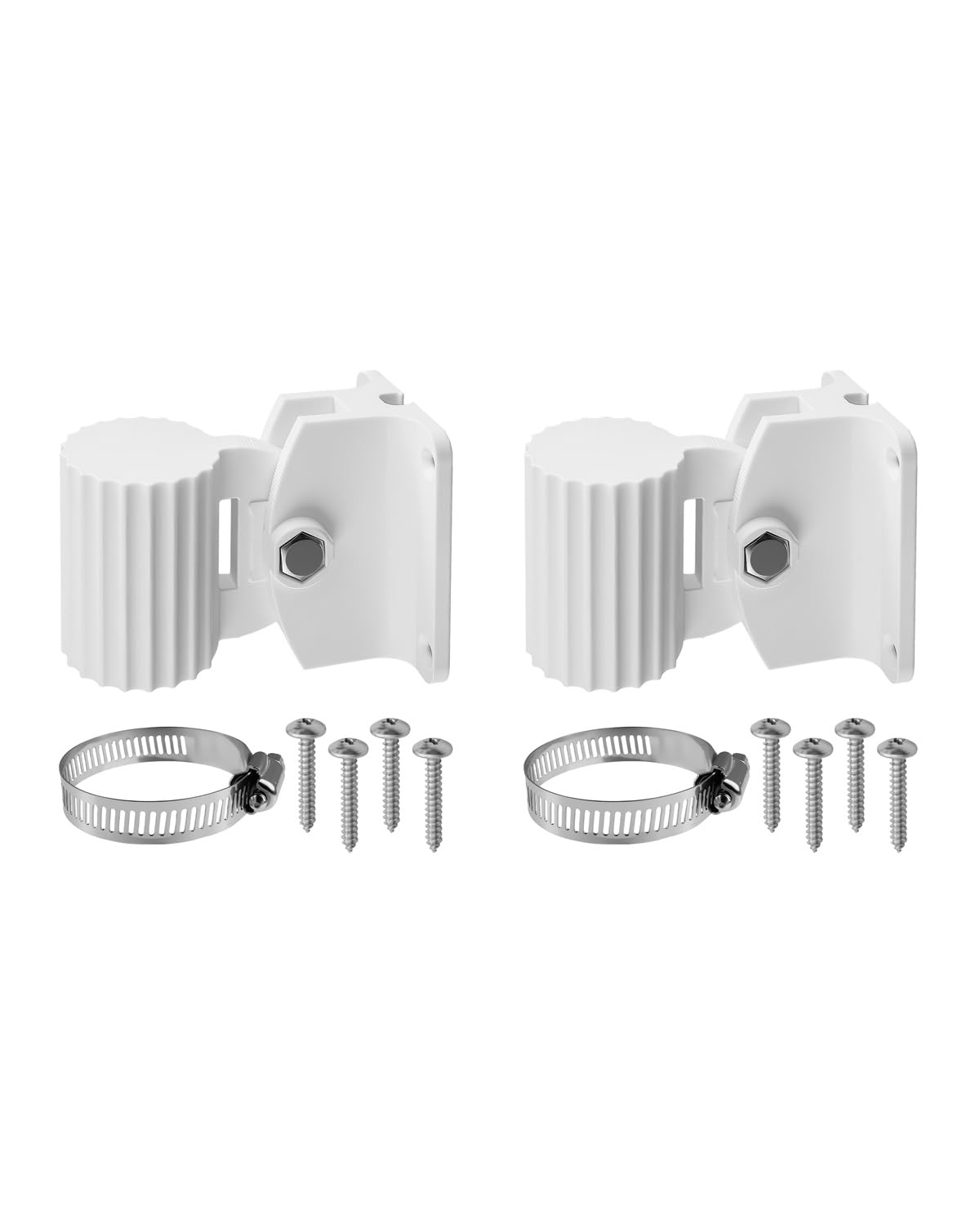 Wall Mount Bracket 2Pcs Fit for Ubiquiti NanoStation NS-5AC Loco5AC NSM5 LocoM5 NSM2 LocoM2 LTU Lite – Adjustable Outdoor Wireless Bridge Mount Fit for CPE AP Client Access Point Installation-image-44