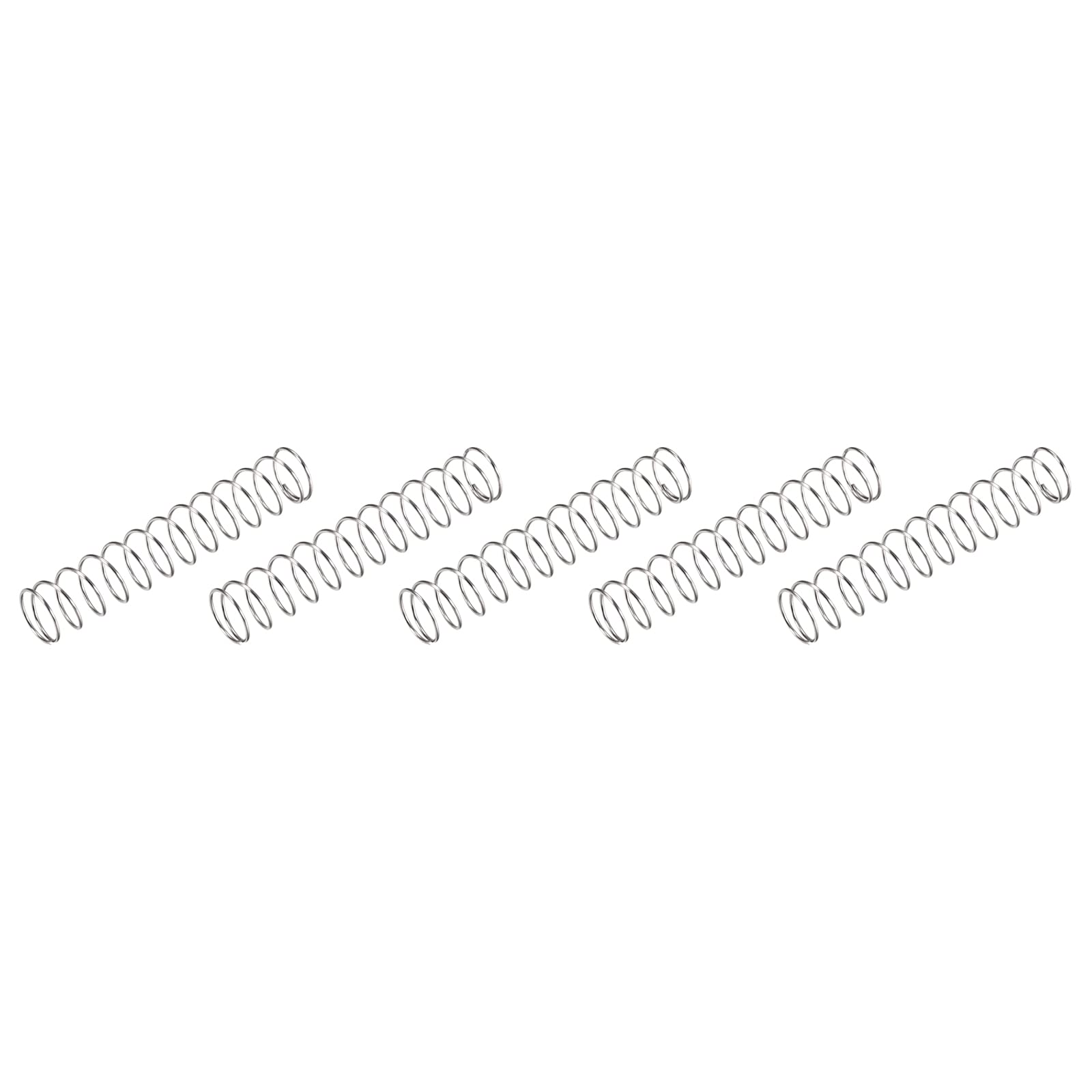 METALLIXITY Compression Springs (1x16mm OD,40mm Free Length) 5Pcs, 304 Stainless Steel Extension Spring - for Shop Home Repairs, DIY Projects, Silver Tone — Amazon image 32