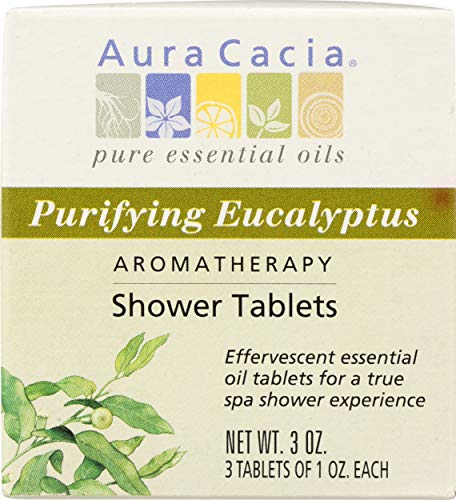 Aura Cacia Shower Tablet Eucalyptus Purifying, 3 oz