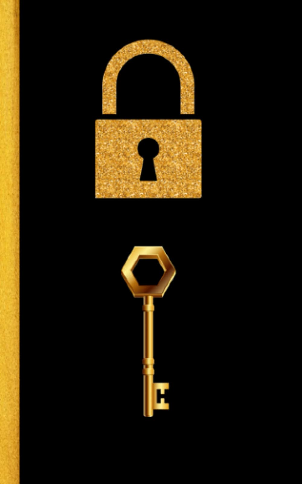 Lock and Key Password Book