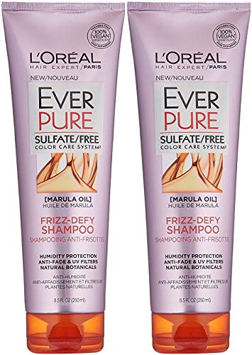 L’Oréal Paris EverPure Sulfate Free Frizz Defy Shampoo, 8.5 Ounce (Pack of 2)