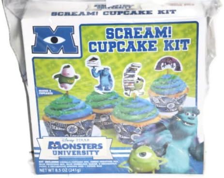 Monsters University Scream Cupcake Kit Disney Pixar Vanilla Makes 8 Cupcakes