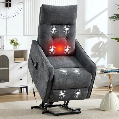 Sillón Plegable Chenilla Gris Oscuro miniatura 1