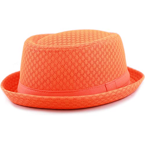 Image of The Hat Depot Unisex Light Weight Classic Soft Cool Mesh Pork Pie hat