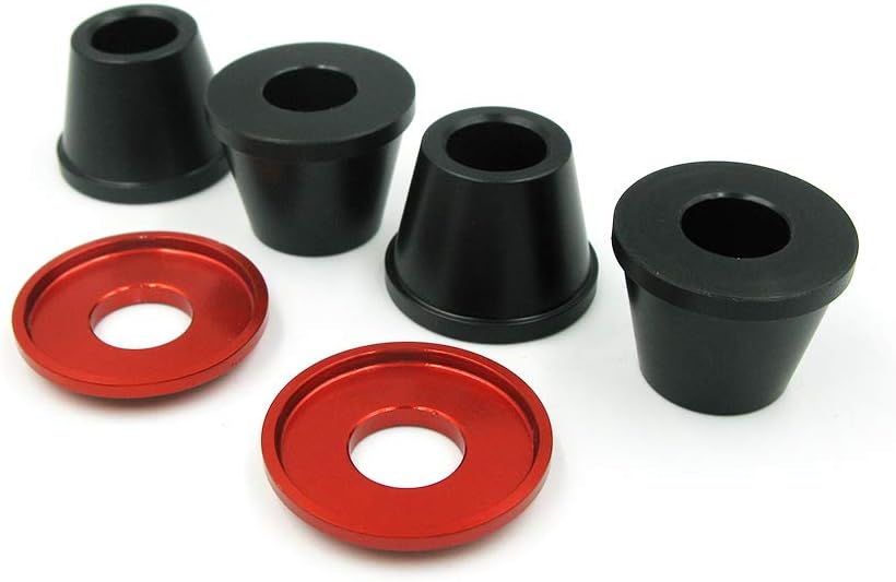 OUDIMO Motorcycle Handlebar Clamp Mount Bushings Cone For KXF CRF YZF RM Dirt Pit Bike Motorbikes Handle Bar Riser Bushing Kit (Black)
