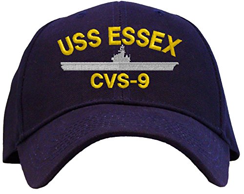 Gorra bordada USS Essex CVS-9 para deporte miniatura 1