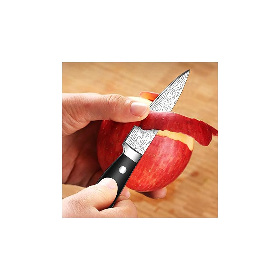 KroWallu-kitchen-Knife-sets-5-Piece-Chef-Knife-with-Triple-Riveted-Handle-High-Carbon-Stainless-Steel-Ultra-Sharp-Well-Balanced-Perfect-Cutlery-Set-Gift-with-Beautiful-Wood-Storage-Block KroWallu 5-Piece Stainless Steel Kichen Knife Set with Ergonomic Triple Riveted Handle, Rust-proof, Easy to clean, Professional Chef Knife Set for Home and Restaurant