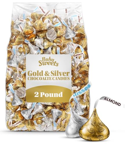 Bulk Chocolate Gold & Silver Foil Assorted Almond & Milk