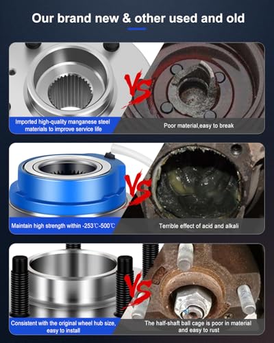 Image of ECCPP 2-Piece 515206 Wheel Hub Bearing for Ram 2500 2019-2023 | for Ram 3500 2019-2023 8 lugs w /ABS Sensor Pre-Greased Sealed