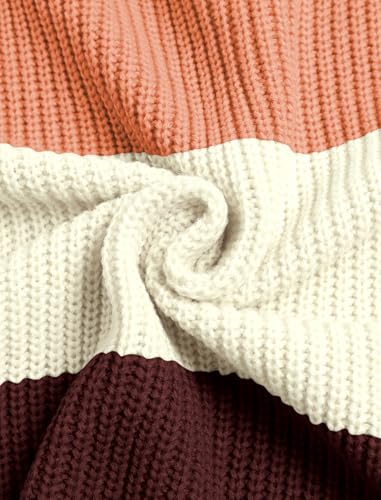 Image of ZAFUL Sweaters for Women Off Shoulder Knit Sweater with Long Sleeve Loose Pullover Jumper Tops