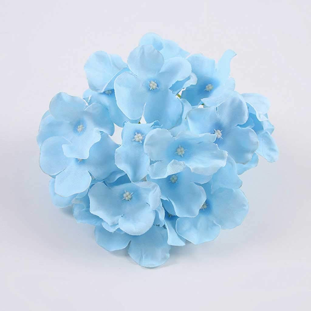 Hydrangea artificiel en soie pour remplacer les fleurs fraîches murales