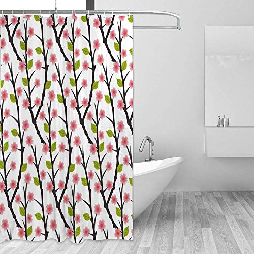 Rideau de douche en polyester de haute qualité textile aux finitions soignées - 5