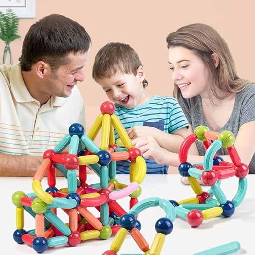 ANI World Magnetic Sticks Building Blocks for Kids Toys for Girls | Magnetic Toys for Boys Age 3+ Year (36 Pcs)