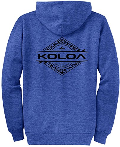 Koloa Surf Diamond Thruster Surfboards Logo Full Zipper Hoodies is Sizes S-5XL2