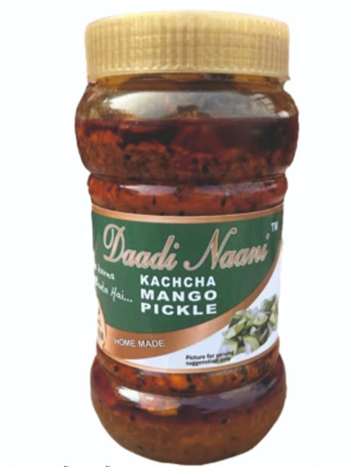 DAADI NAANI KACHA MANGO PICKLE 1 KG | PREPARED WITH PURE KACHI GHANI MUSTARD OIL | HOME MADE | REMINDS OF DAADI/NAANI (B0BW6F99K1) Amazon Price History, Amazon Price Tracker