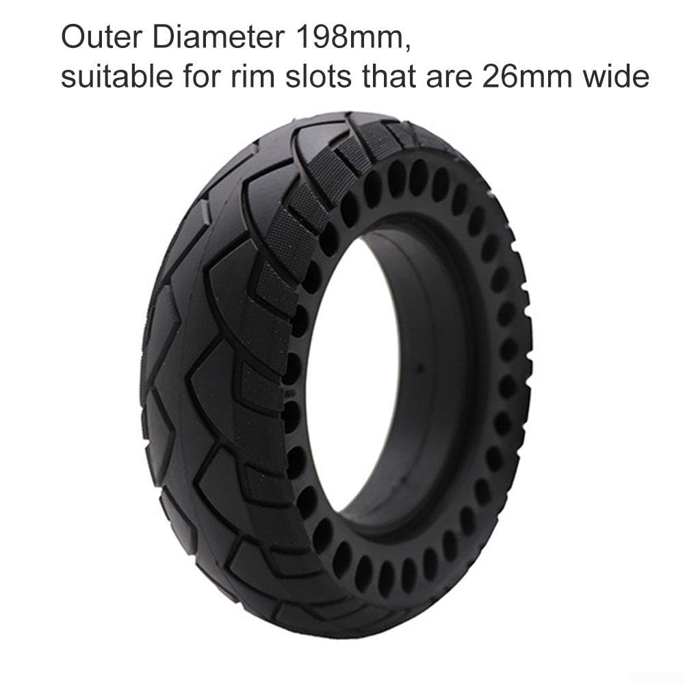 Neumático de goma sólida para scooter de 8 x 2.5 pulgadas, antideslizante