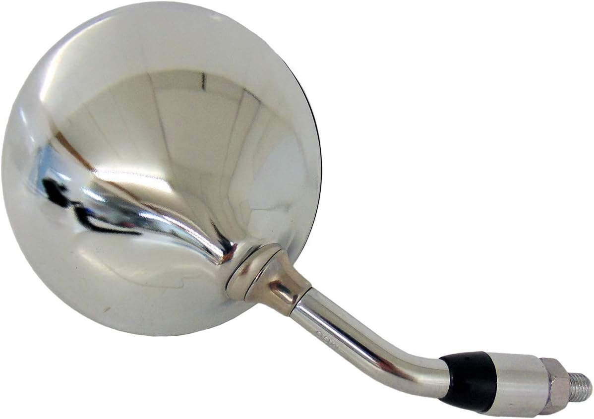 CRU Products Motorcycle Mirror, Chrome, Side View, Compatible with 1998-2003 Honda Shadow 750 VT750, Ace, Spirit, Deluxe