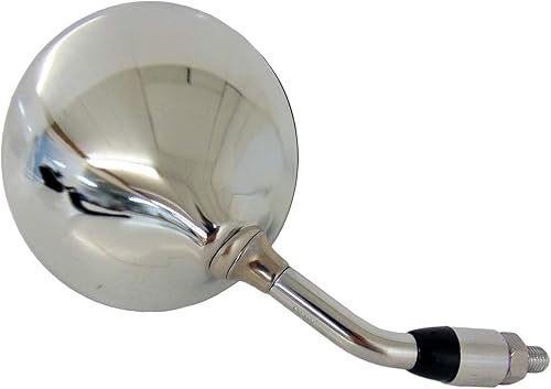 CRU Products Espejo de motocicleta, cromado, vista lateral, compatible con Honda Shadow 750 VT750 1998-2003, Ace, Spirit, Deluxe