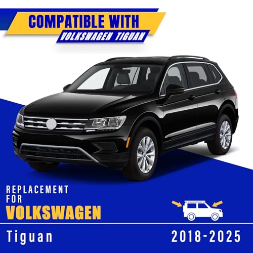 Image of 3 wipers Replacement for 2018-2021 2022 2023 2024 2025 Volkswagen Vw Tiguan, Windshield Wiper Blades Original Equipment Replacement - 25 inch /22 inch /15 inch (Set of 3) Top Lock