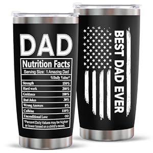 20Oz Stainless Steel Tumbler Christmas Birthday Gifts for Men Dad Husband
