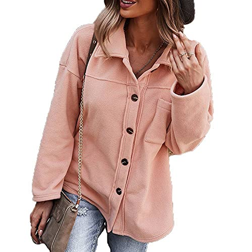 Tbylf Langarm lässig locker Warmer Herbst und Winter Damen Strickjacke Mantel Cover