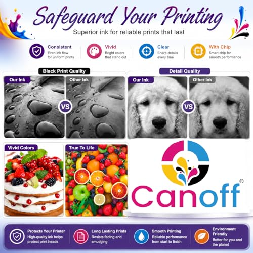 Image of CANOFF 003 70ml Ink Bottle Compatible with :L3110 /L3101 / L3150 / L4150 / L4160 / L6160 / L6170 / L6190 Printer Models