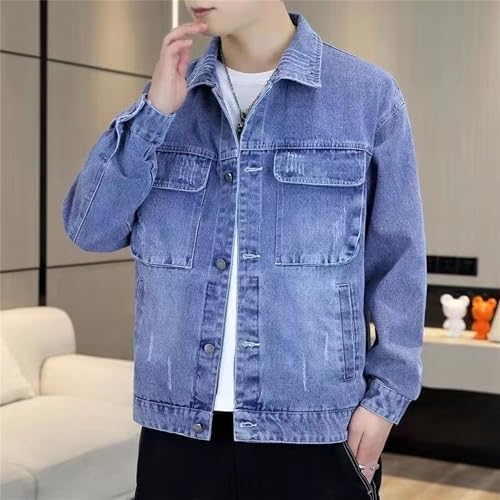 Chaqueta de mezclilla para hombre DGHM-JLMY miniatura 3