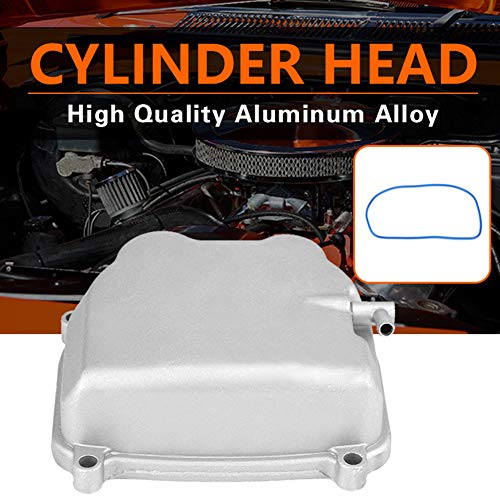 Cylinder Head for GY6, Engine Cylinder Valve Head Cover& Rubber Ring for GY6 4 Stroke 125cc 150cc AT